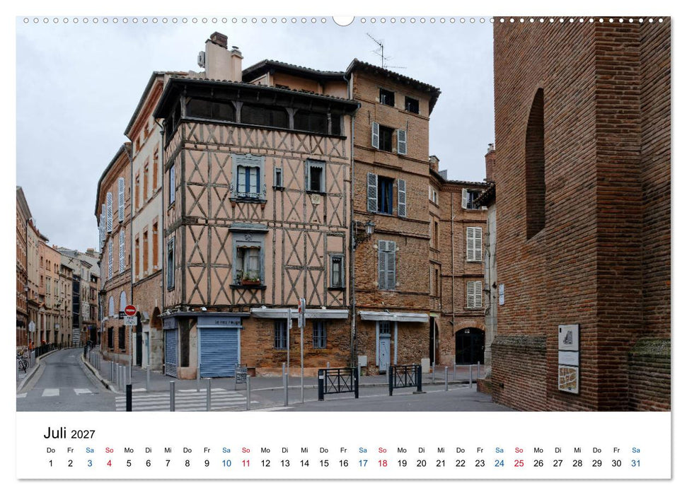 Frankreichs große Städte - Toulouse (CALVENDO Premium Wandkalender 2027)