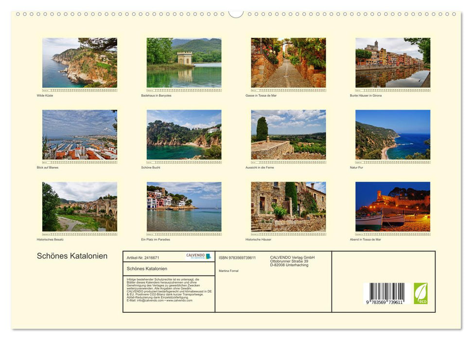 Schönes Katalonien (CALVENDO Premium Wandkalender 2027)
