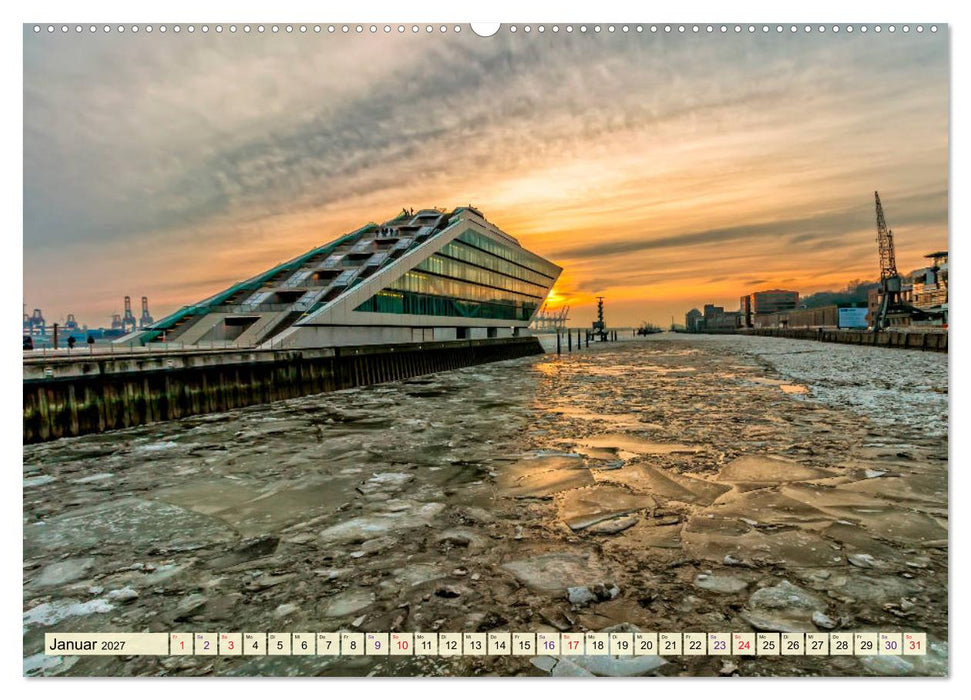 Hamburg - meine Stadt mit viel Herz (CALVENDO Wandkalender 2027)