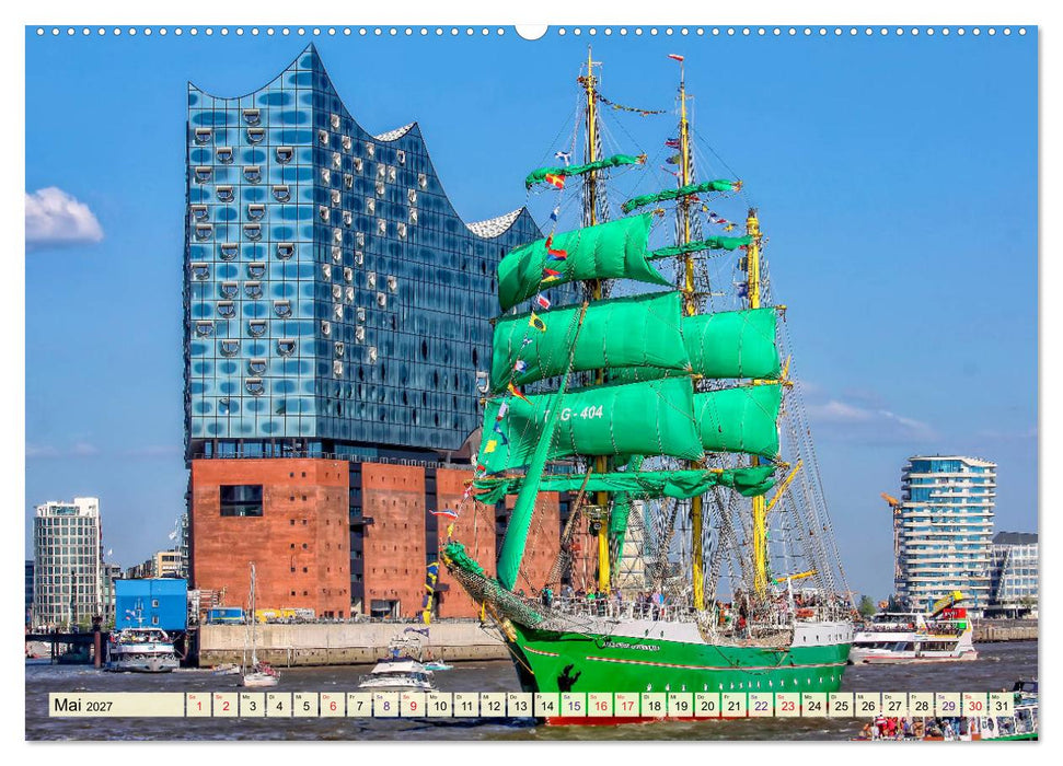 Hamburg - meine Stadt mit viel Herz (CALVENDO Wandkalender 2027)