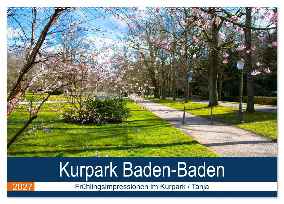 Kurpark Baden-Baden (CALVENDO Wandkalender 2027)