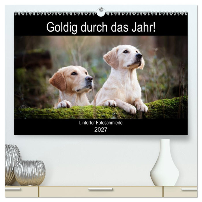 Goldig durch das Jahr! (CALVENDO Premium Wandkalender 2027)