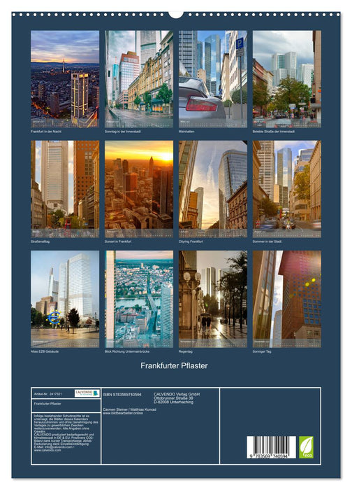 Frankfurter Pflaster (CALVENDO Premium Wandkalender 2027)