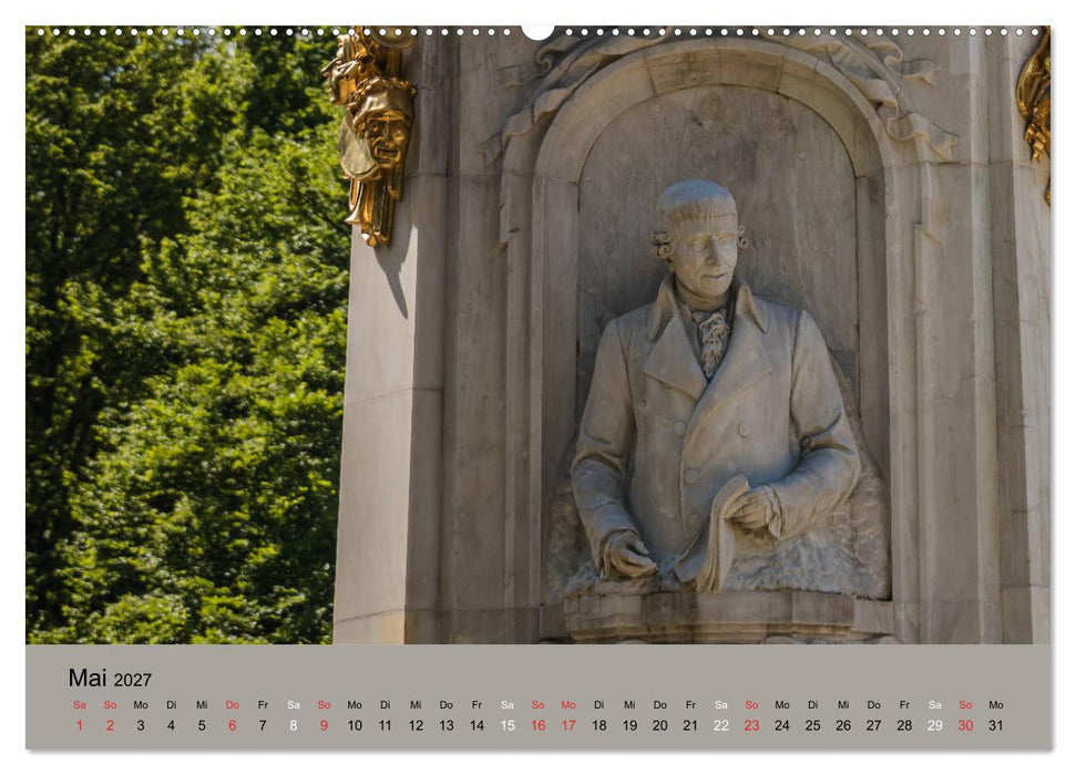 Großer Tiergarten Berlin - Von Dichtern und Komponisten (CALVENDO Wandkalender 2027)