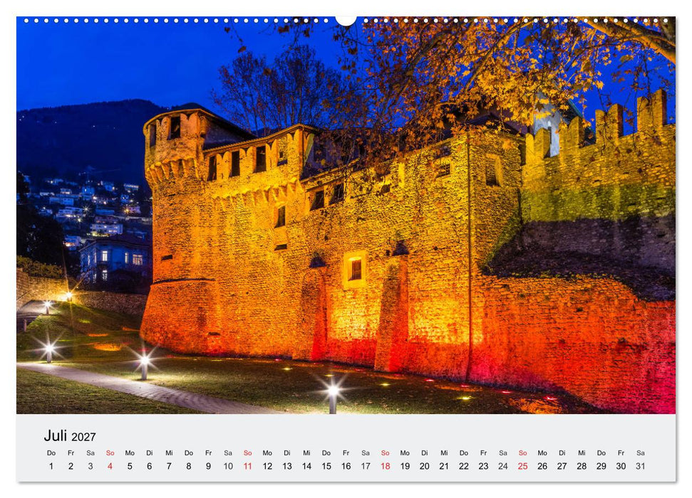 Tessin - Ticino (CALVENDO Premium Wandkalender 2027)