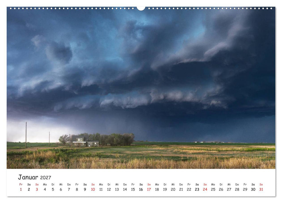 Gewitterwelten (CALVENDO Premium Wandkalender 2027)