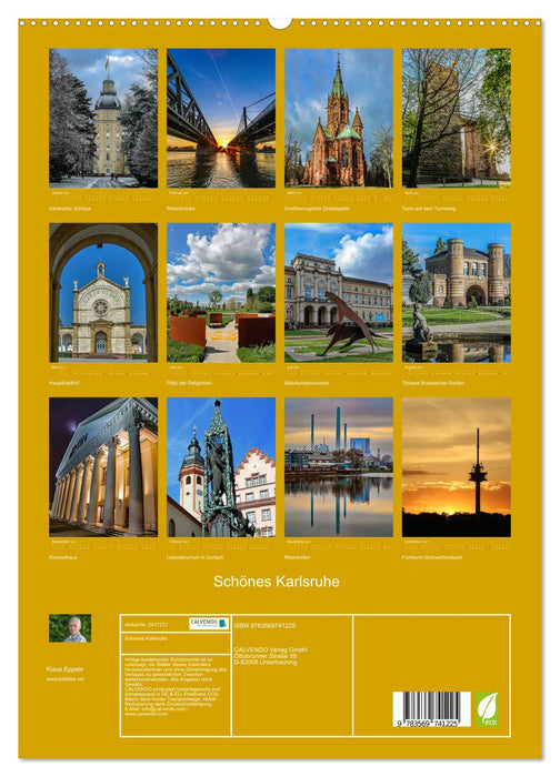 Schönes Karlsruhe (CALVENDO Premium Wandkalender 2027)