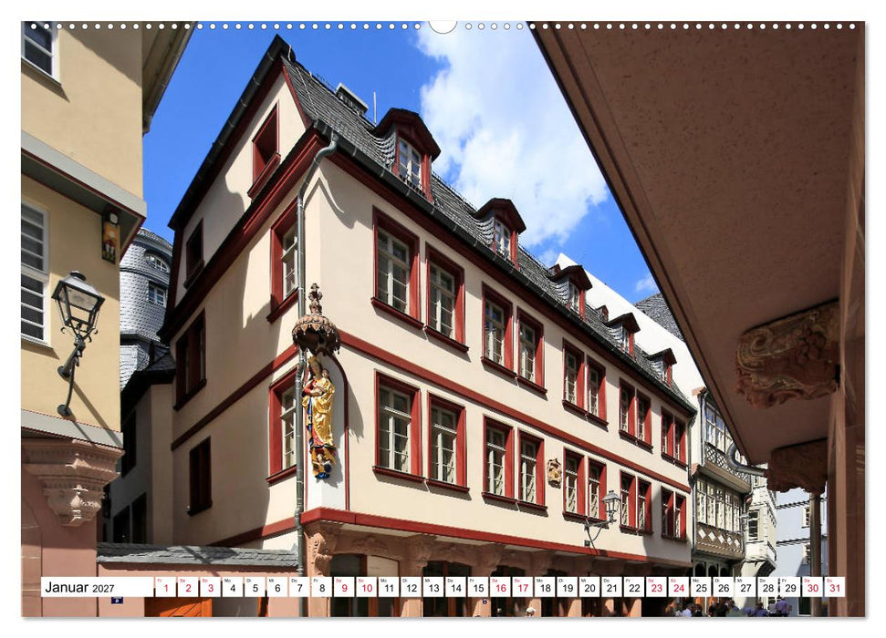 Frankfurt am Main die neue Altstadt vom Taxifahrer Petrus Bodenstaff (CALVENDO Premium Wandkalender 2027)