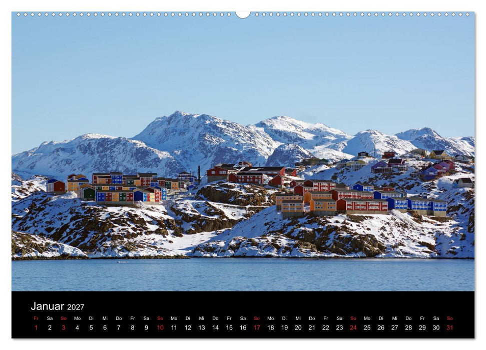 Grönland - Der wilde, weiße Westen (CALVENDO Wandkalender 2027)