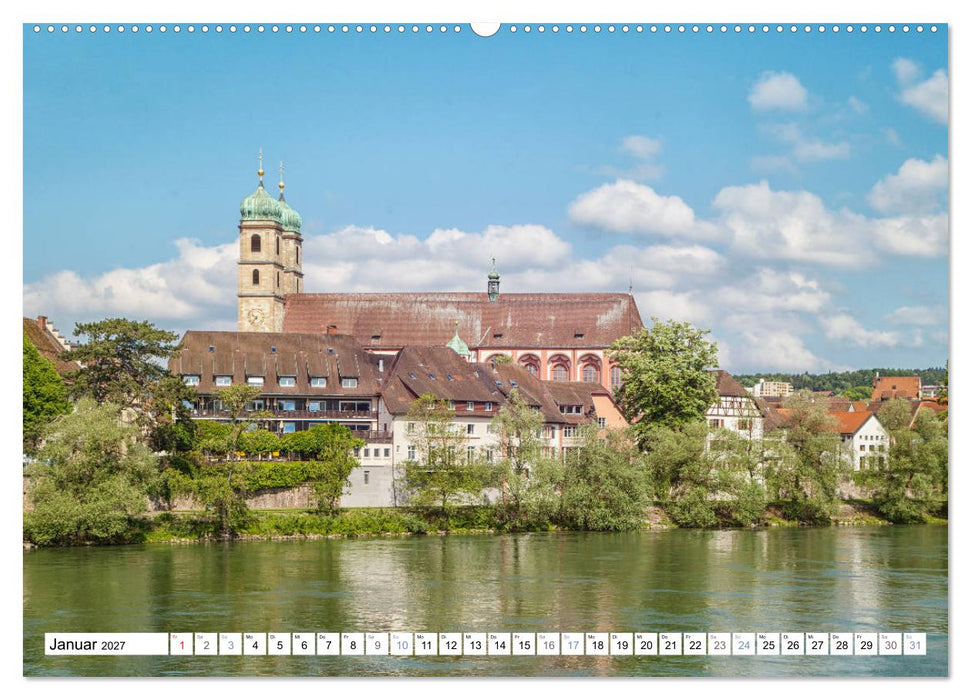 Bad Säckingen - Städtle am Hochrhein (CALVENDO Premium Wandkalender 2027)