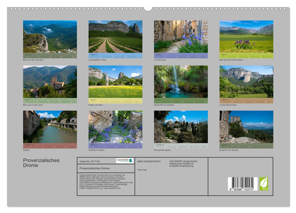 Provenzalisches Drome (CALVENDO Premium Wandkalender 2027)