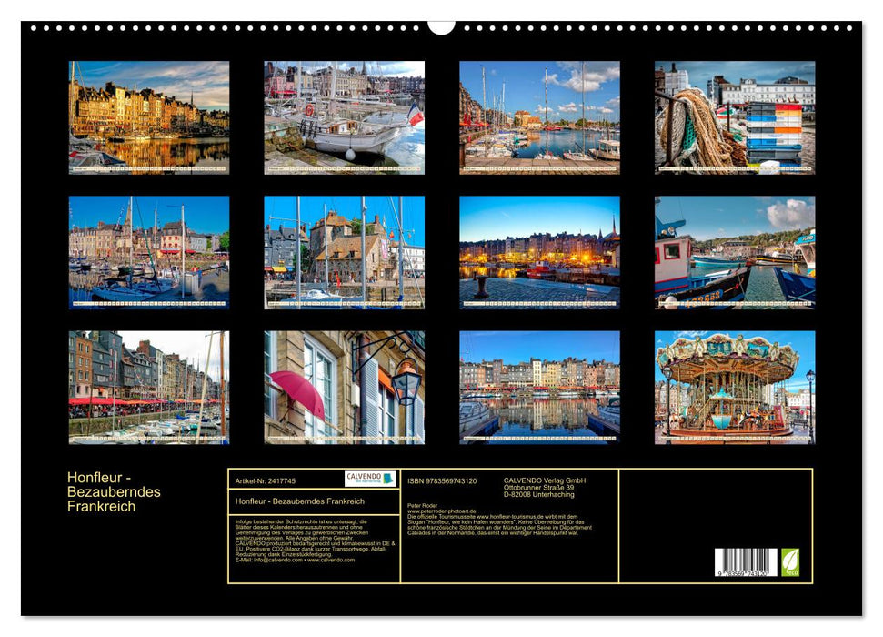 Honfleur - Bezauberndes Frankreich (CALVENDO Wandkalender 2027)