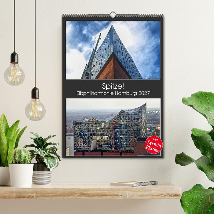Spitze! Elbphilharmonie Hamburg 2027 (CALVENDO Wandkalender 2027)