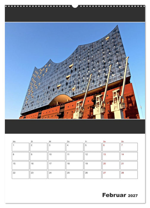 Spitze! Elbphilharmonie Hamburg 2027 (CALVENDO Wandkalender 2027)