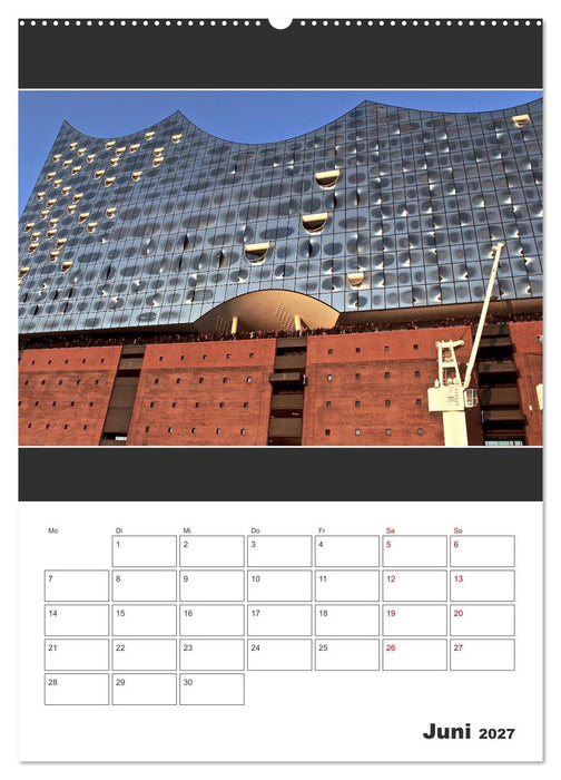 Spitze! Elbphilharmonie Hamburg 2027 (CALVENDO Wandkalender 2027)