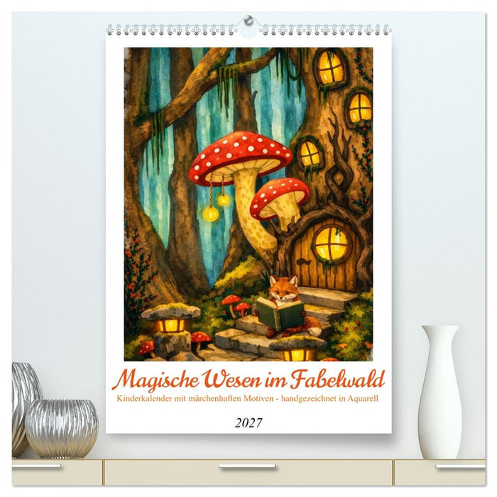 Magische Wesen im Fabelwald (CALVENDO Premium Wandkalender 2027)