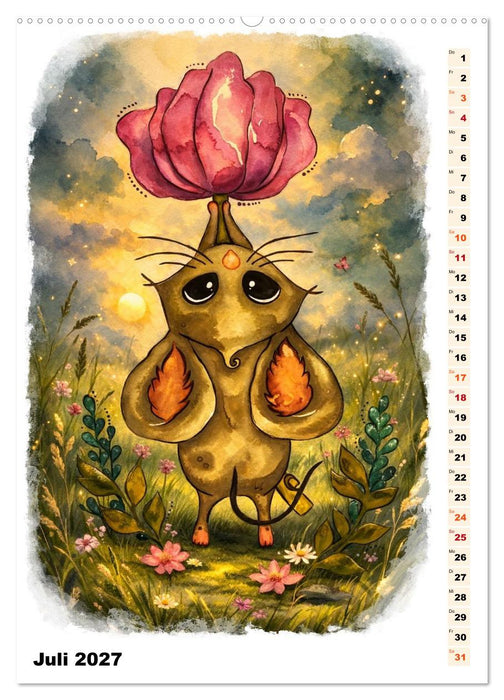 Magische Wesen im Fabelwald (CALVENDO Premium Wandkalender 2027)