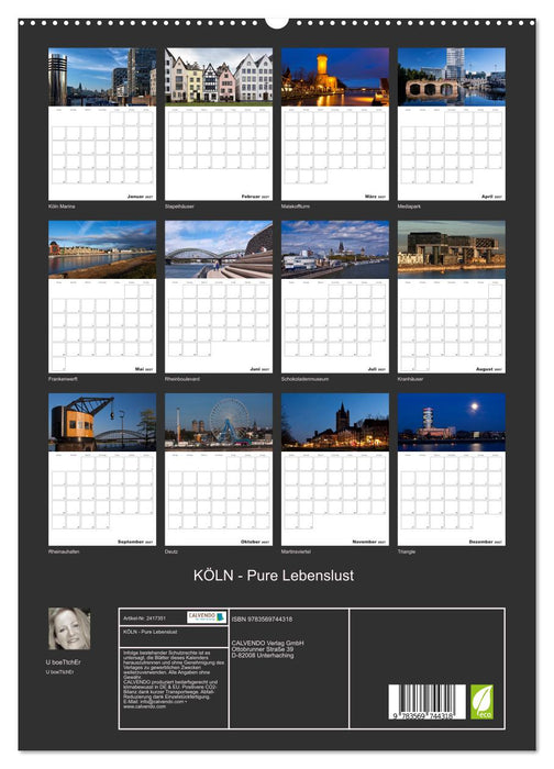 KÖLN - Pure Lebenslust (CALVENDO Premium Wandkalender 2027)