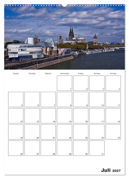 KÖLN - Pure Lebenslust (CALVENDO Premium Wandkalender 2027)