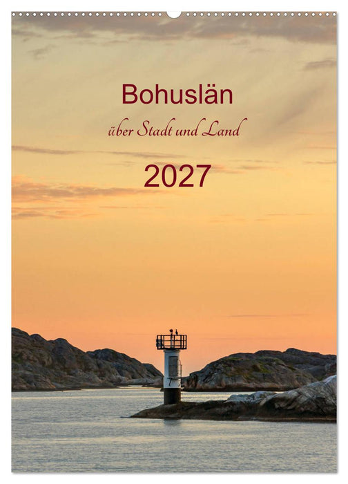 Bohuslän - über Stadt und Land (CALVENDO Wandkalender 2027)