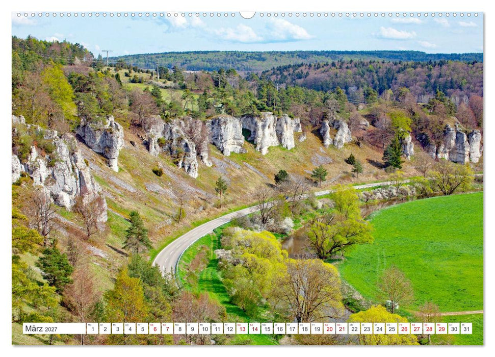 Mittelfranken für Entdecker und Wanderer (CALVENDO Wandkalender 2027)