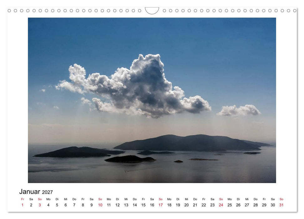 Verträumtes Euböa - Bilder vom Inselsüden (CALVENDO Wandkalender 2027)