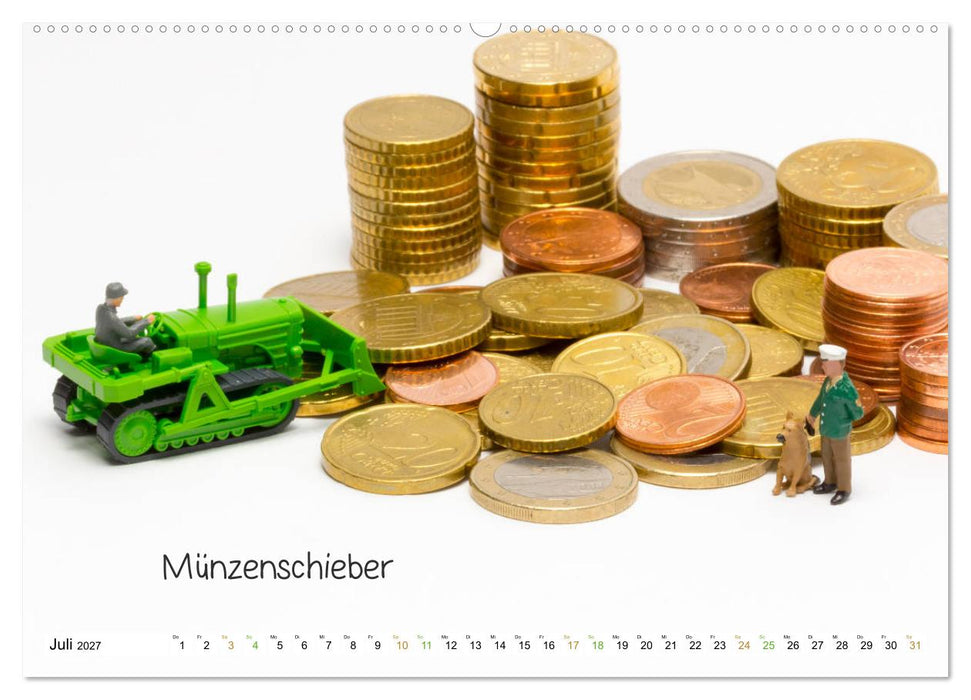 Uhraufzieher... und andere Mini-Welten (CALVENDO Premium Wandkalender 2027)