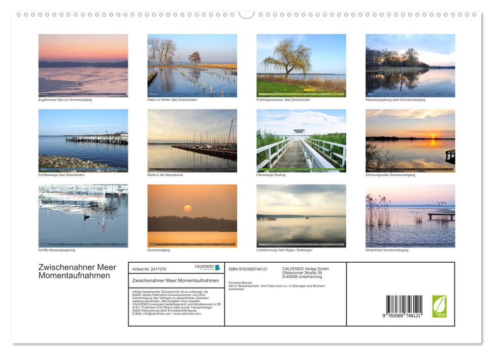 Zwischenahner Meer Momentaufnahmen (CALVENDO Premium Wandkalender 2027)