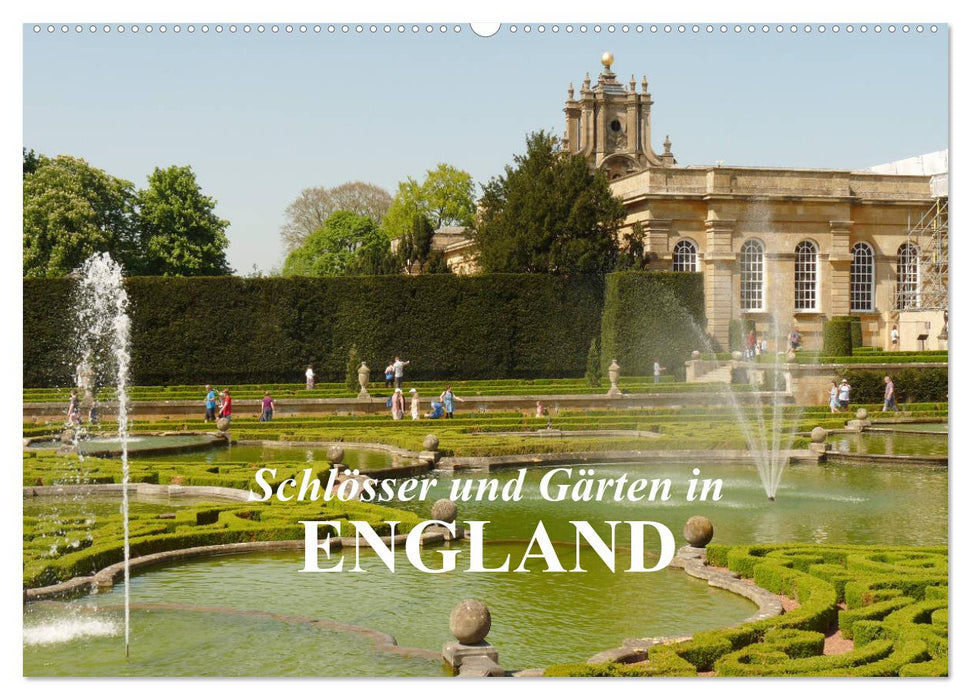 Schlösser und Gärten in England (CALVENDO Wandkalender 2027)