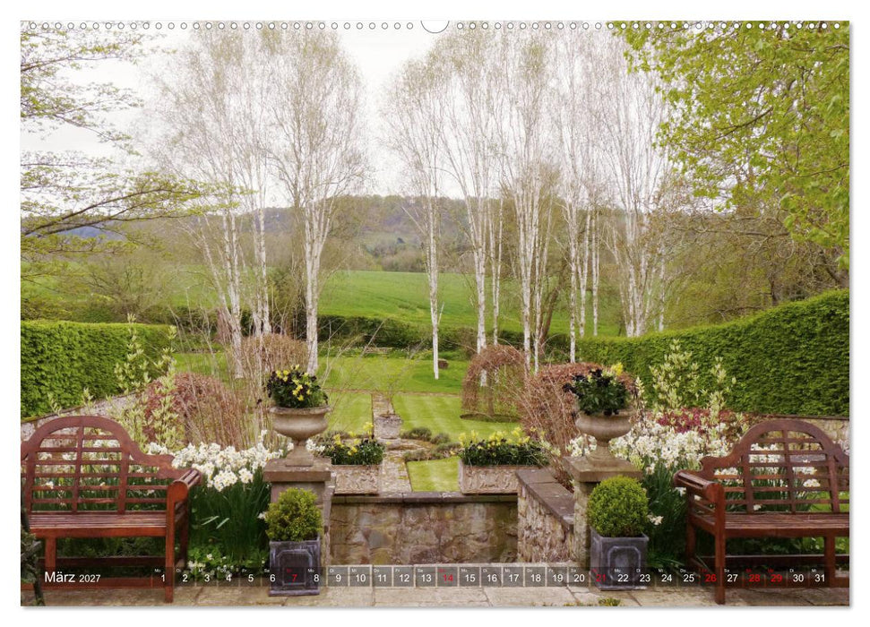 Schlösser und Gärten in England (CALVENDO Wandkalender 2027)