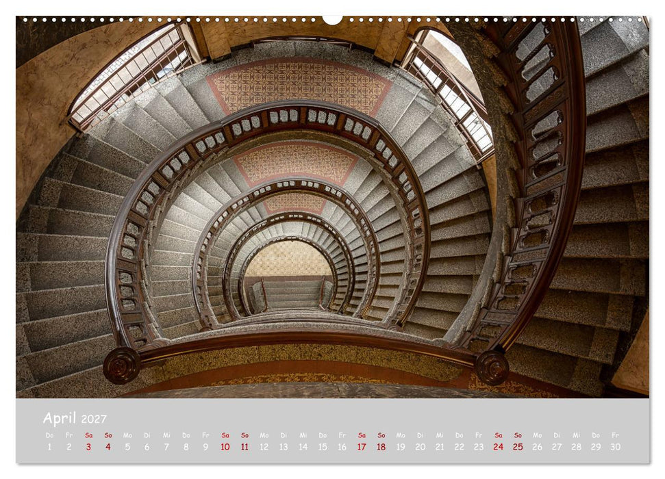 Hamburger Treppenspiralen (CALVENDO Wandkalender 2027)