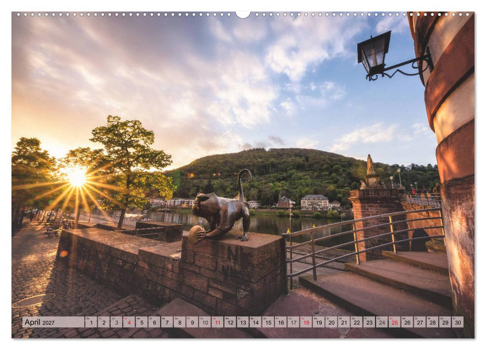 Heimweh nach Heidelberg - Die romantische Stadt am Neckar (CALVENDO Wandkalender 2027)