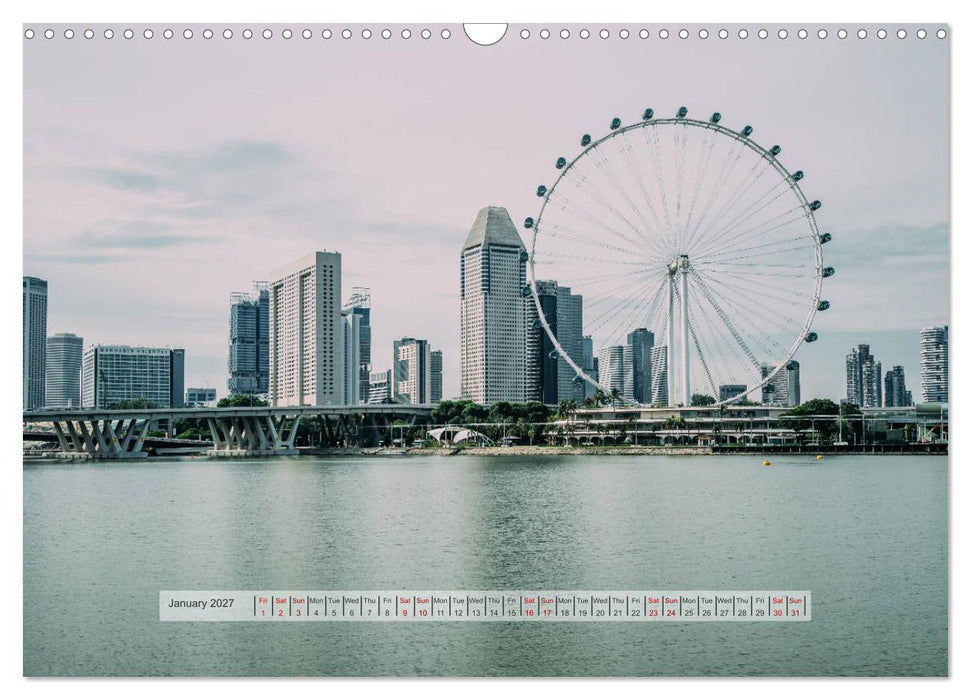 Discover Singapore (CALVENDO Monthly Calendar 2027)