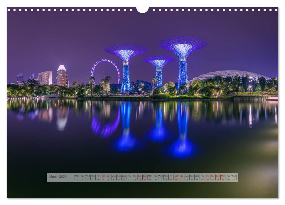 Discover Singapore (CALVENDO Monthly Calendar 2027)