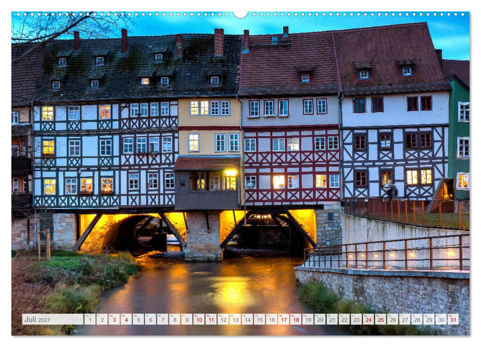Erfurt. Perle Thüringens. (CALVENDO Premium Wandkalender 2027)