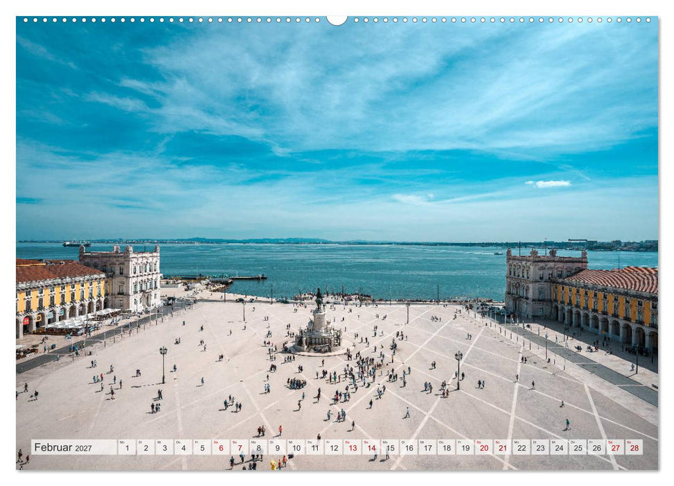 Lissabon Stadtansichten (CALVENDO Wandkalender 2027)