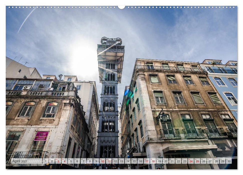 Lissabon Stadtansichten (CALVENDO Wandkalender 2027)
