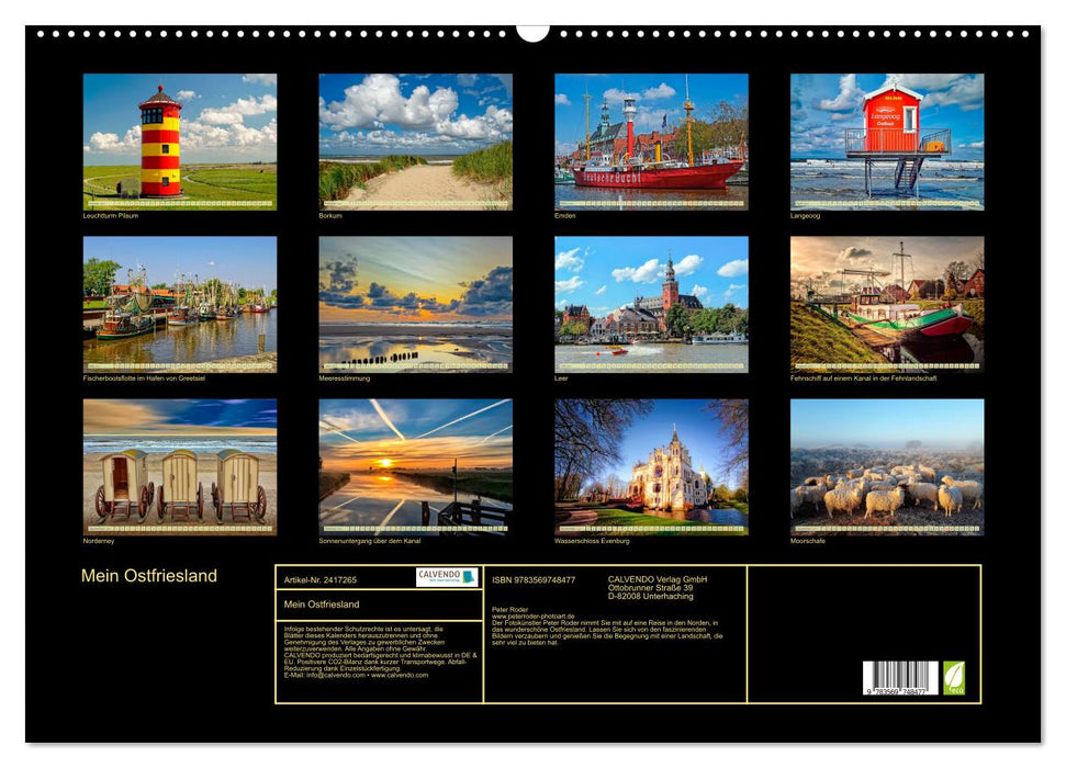 Mein Ostfriesland (CALVENDO Wandkalender 2027)
