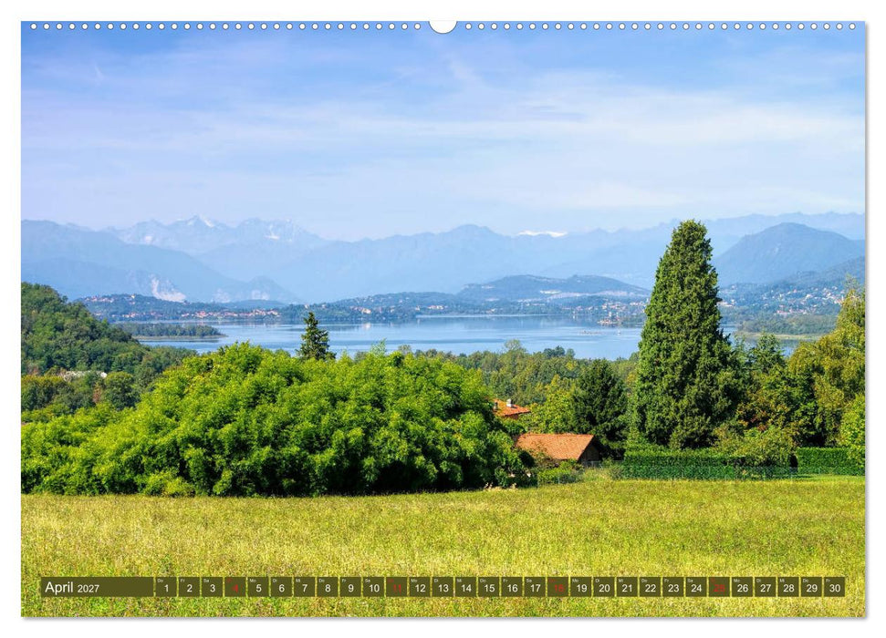 Lago di Varese - Eine der schönsten Seenlandschaften Italiens (CALVENDO Premium Wandkalender 2027)
