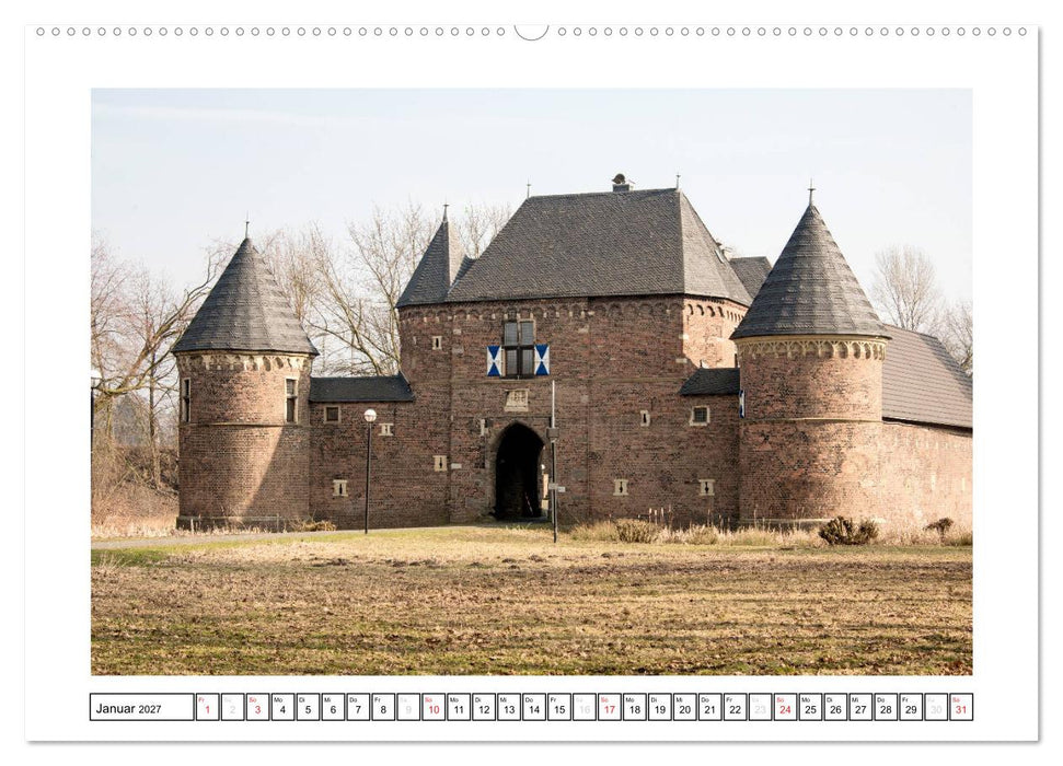 Burgen und Schlösser im nördlichen Ruhrgebiet (CALVENDO Premium Wandkalender 2027)