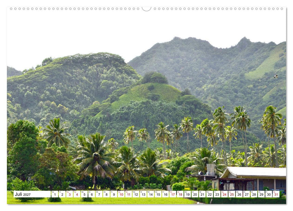 Rarotonga - Trauminsel im Südpazifik. (CALVENDO Premium Wandkalender 2027)