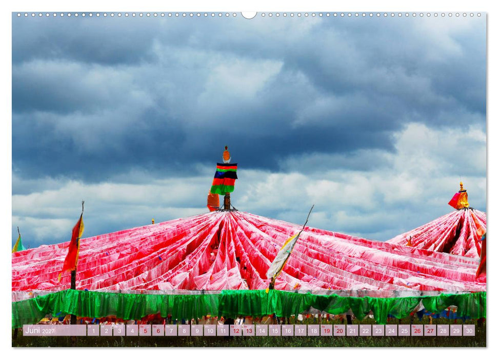 Tschörten, Architektur des Himalaya (CALVENDO Wandkalender 2027)
