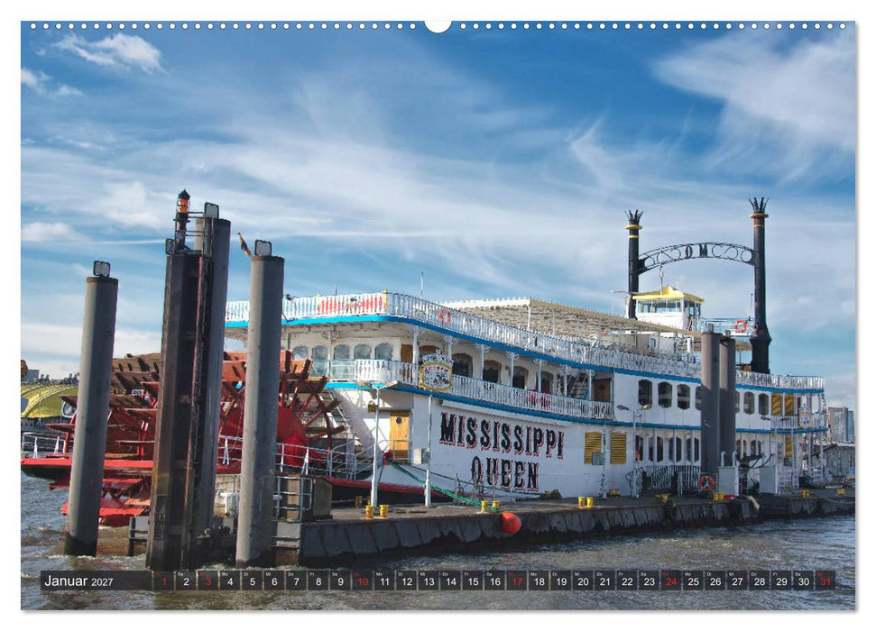 Hamburg - Ahoi zur großen Hafenrundfahrt (CALVENDO Wandkalender 2027)