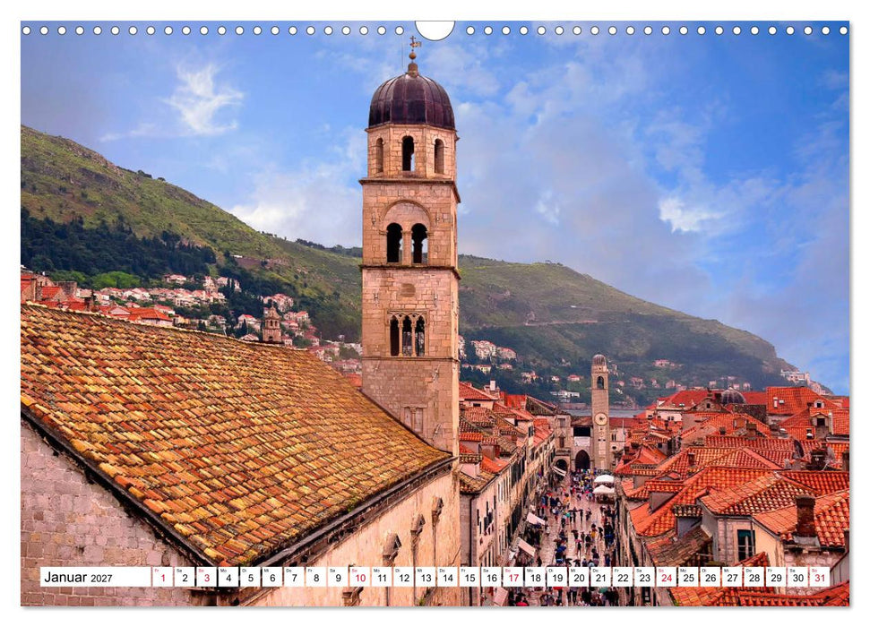 Adriaperle Dubrovnik (CALVENDO Wandkalender 2027)