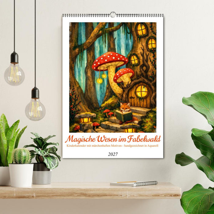 Magische Wesen im Fabelwald (CALVENDO Wandkalender 2027)