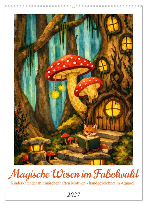 Magische Wesen im Fabelwald (CALVENDO Wandkalender 2027)