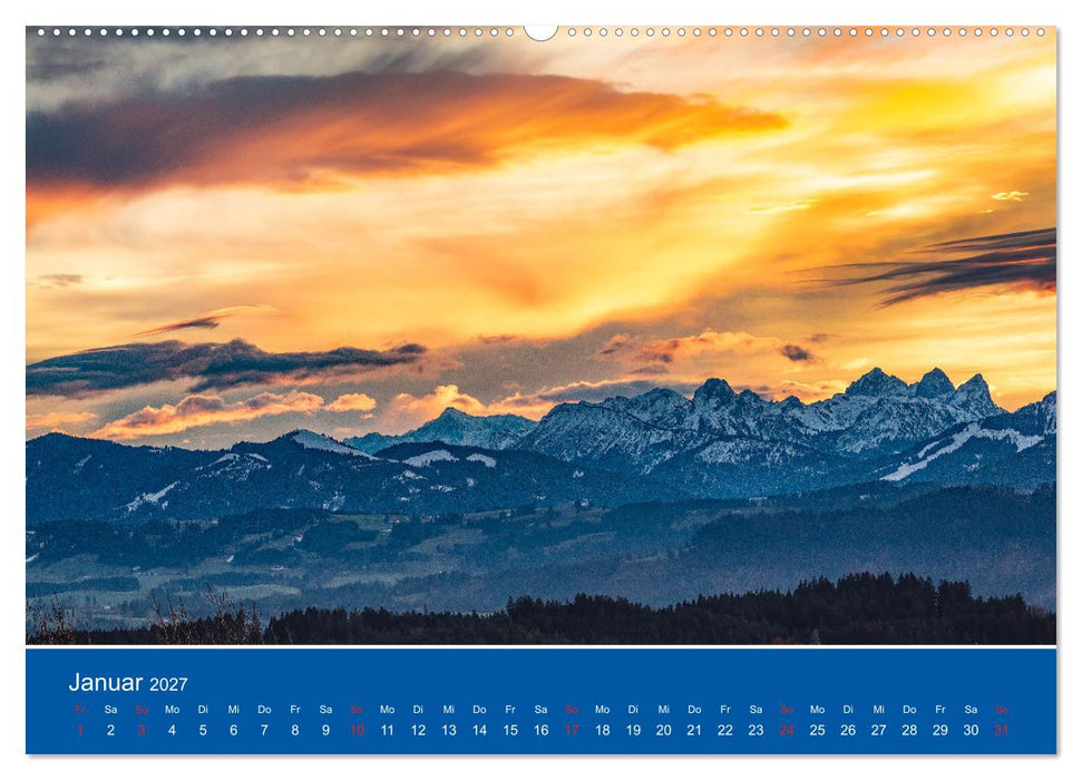 Wo das Allgäu am schönsten ist (CALVENDO Wandkalender 2027)
