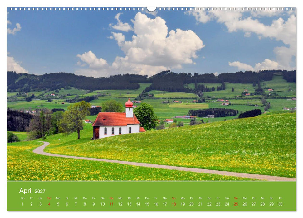 Wo das Allgäu am schönsten ist (CALVENDO Wandkalender 2027)