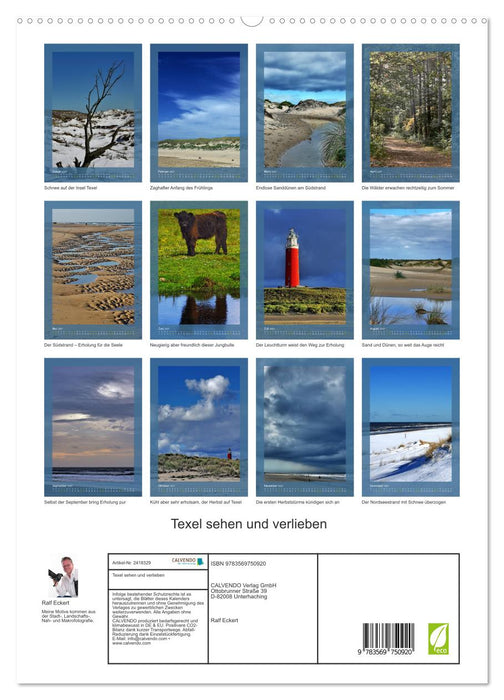 Texel sehen und verlieben (CALVENDO Premium Wandkalender 2027)