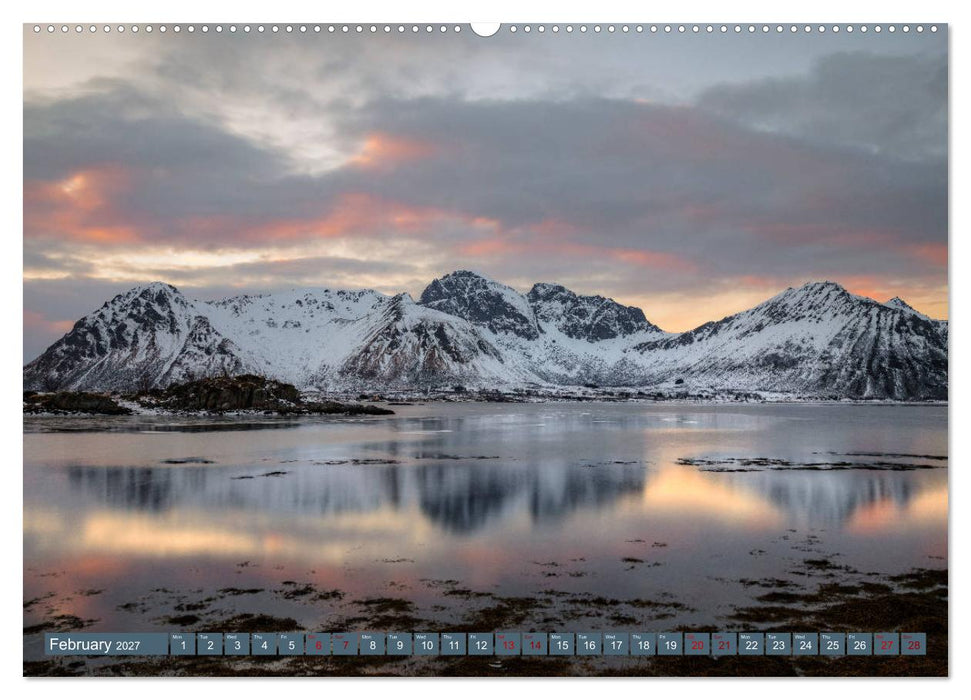 Lofoten, Norway's untamed beauty in Winter (CALVENDO Premium-Calendar 2027)